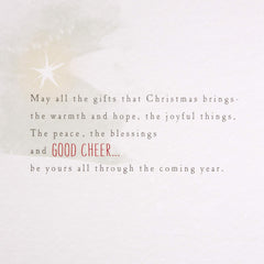 Forever Friends Godson Christmas Card