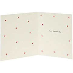 Heart Air Balloon Design Valentines Day Card