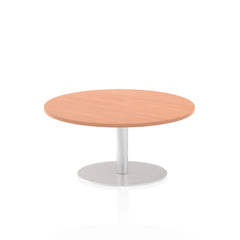Dynamic Italia 1000mm Poseur Round Table Beech Top 475mm High Leg ITL0136 DD