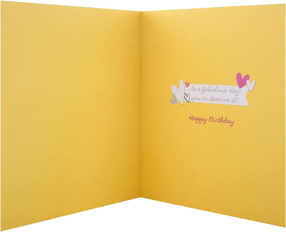 Granddaughter Treat Yourself Birthday Card