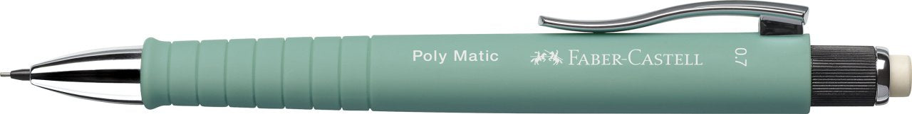 Faber-Castell Mechanical Pencil Poly Matic Mint Green 0.7mm (Pack 5) - 133365