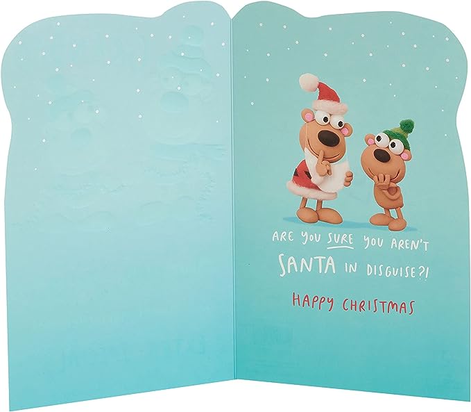 Crackers Christmas Grandad Christmas Card