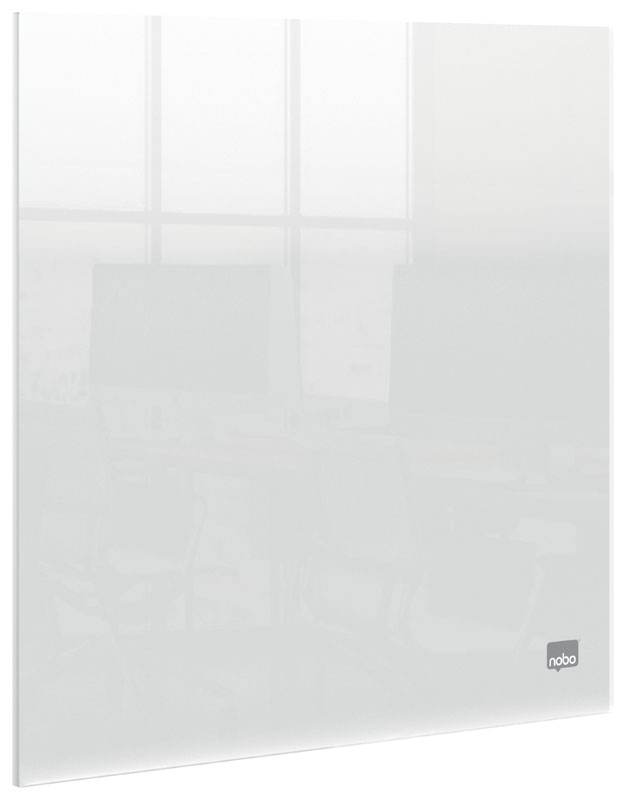 Nobo Transparent Acrylic Mini Whiteboard Desktop or Wall Mounted 300x300mm 1915616