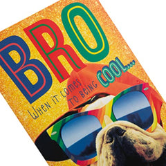 Bro Birthday Card 'Cool'