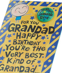 UK Greetings Birthday Card for Grandad - Bright Design
