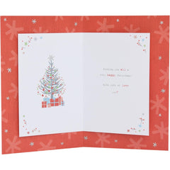 Boofles Around Xmas Tree Special Family Christmas Card – Cute Festive Design