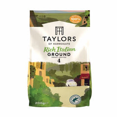 Taylors of Harrogate Rich Italian Ground Coffee 200g - 0403177