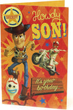 Disney's Toy Story 4 Son Birthday Card include Badge