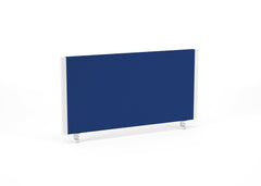 Impulse Straight Screen W800 x D25 x H400mm Blue With White Frame - I004617 DD