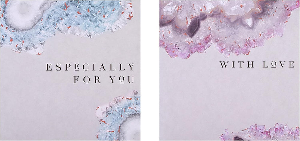 Hallmark 'Just To Say' Cards - Multipack of 20 in 4 Geode Designs