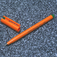 Pentel Ultra Fine Fineliner Pen 0.6mm Tip 0.3mm Line Green (Pack 12) - S570-D