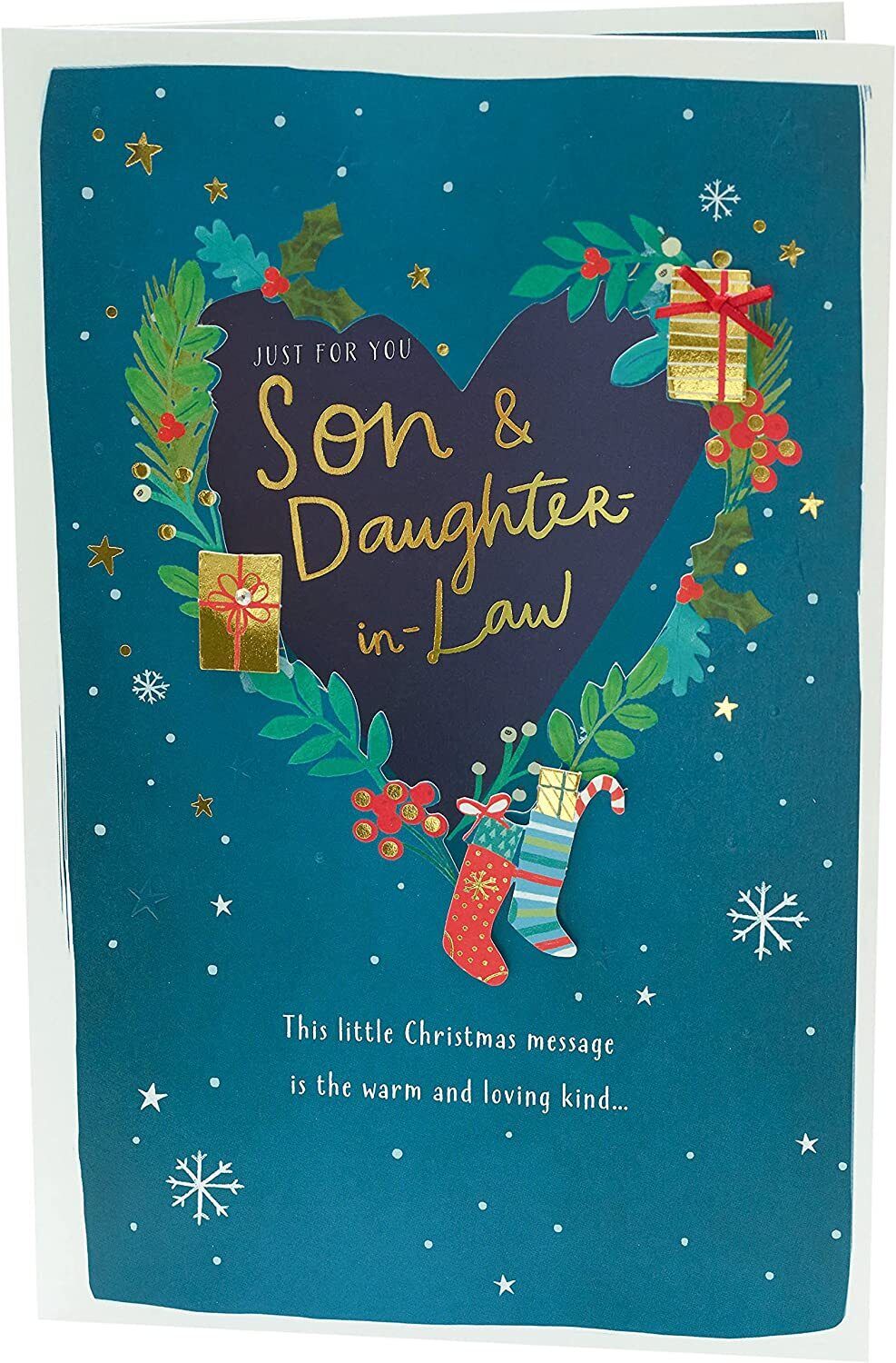 Christmas Card for Son & Daughter-in-Law - Son & Daughter-in-Law Christmas Card - Christmas Card for Special Son & Daughter-in-Law