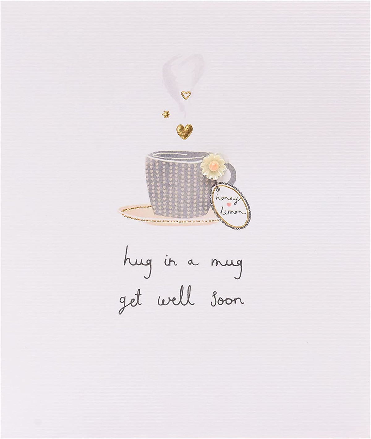 Get Well Soon Handmade Card Hug in a Mug