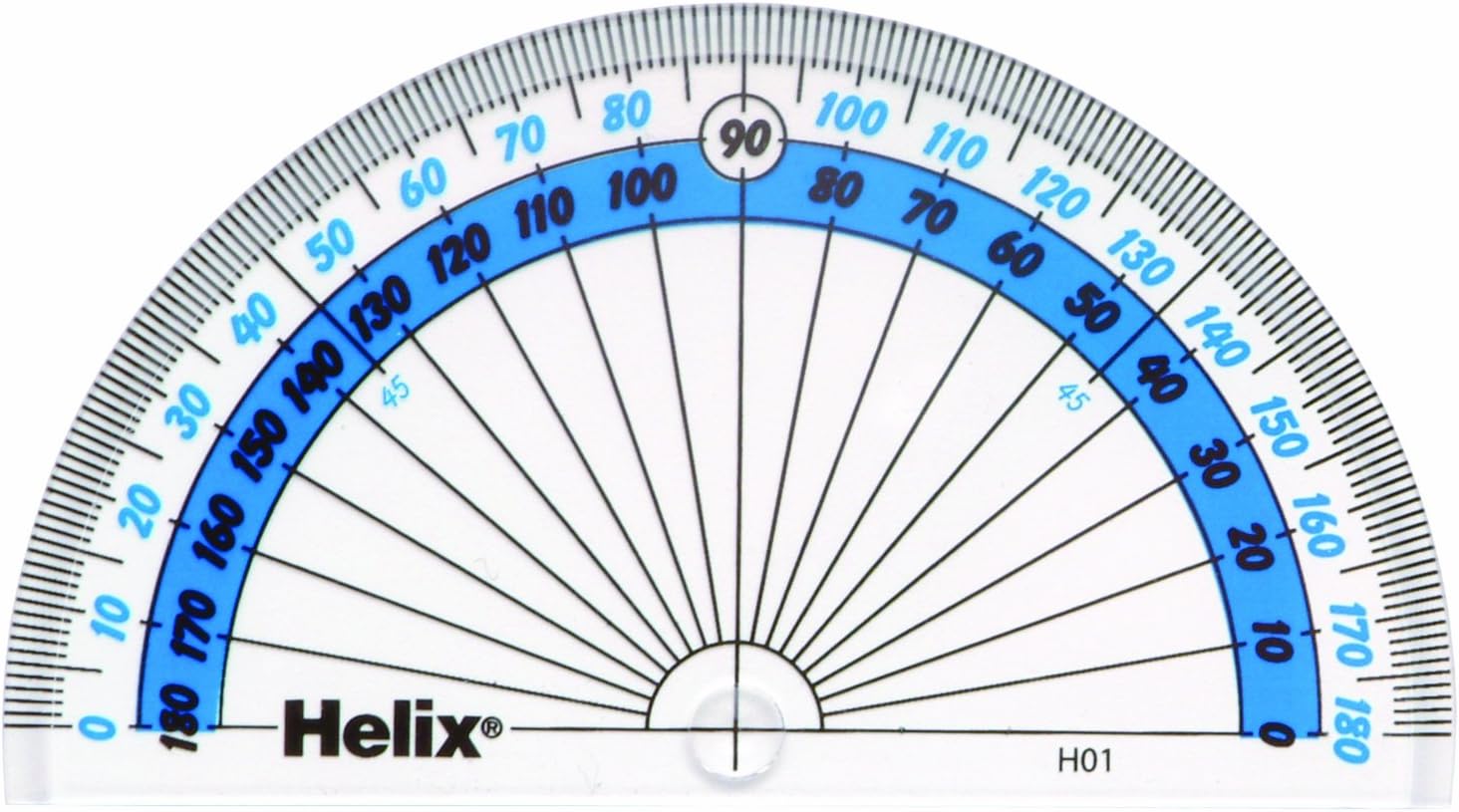 Helix 10 cm 180° Protractor – Precision Tool