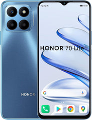 Honor 70 Lite 6.5 Inch 5G Dual SIM Qualcomm Snapdragon 480 Plus 4GB RAM 128GB Storage Android 12 Mobile Phone Ocean Blue