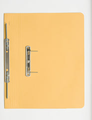 Guildhall Spring Transfer File Manilla Foolscap 420gsm Yellow (Pack 25) - 211/7003Z