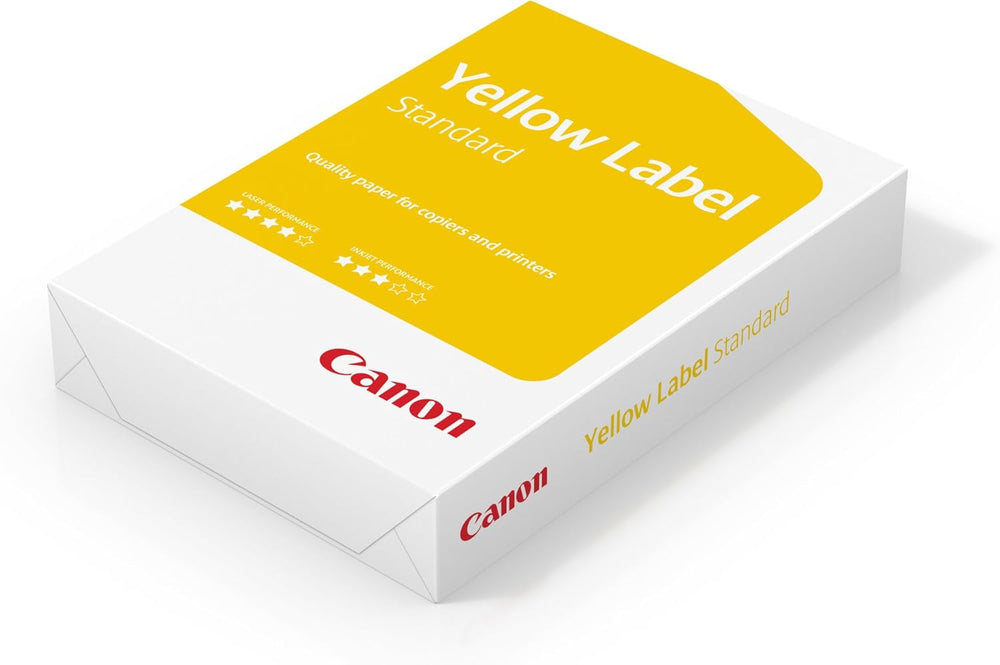Canon Yellow Label A4 Paper – 80gsm – 500 Sheets