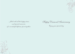 60th Diamond Anniversary Card