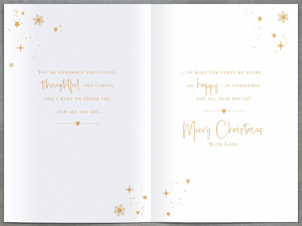 Doe And Deer Wonderful Mum Christmas Card