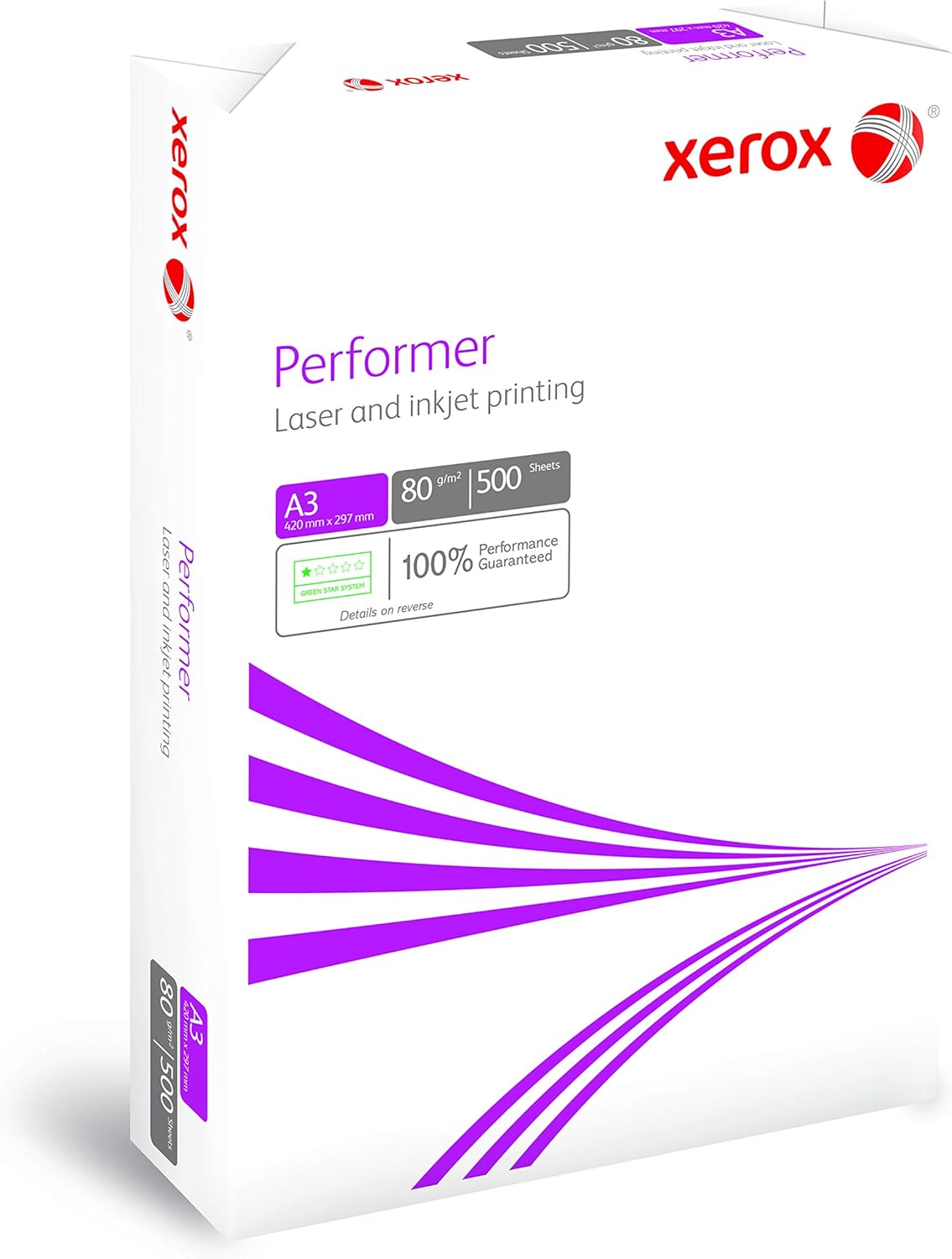 Xerox Performer A3 Paper – 80gsm, 500 Sheets – Reliable High-Quality Copier & Printer Paper