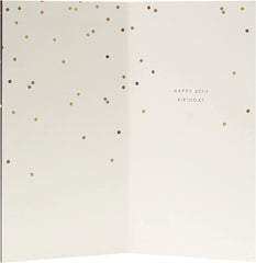 Happy 60th Birthday Card with Hanging Keepsake