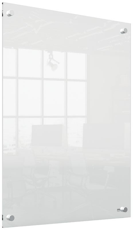 Nobo Transparent Acrylic Mini Whiteboard Wall Mounted 600x450mm 1915621
