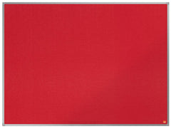 Nobo Essence Felt Notice Board Red 1200x900mm - 1904067