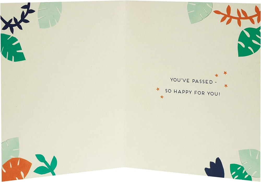 Well Done Monkey Congratulations You Passed Exams Card