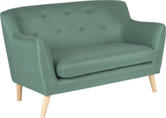Teknik Office Skandi 2 Seater Sofa Ocean Green - 7981 DD