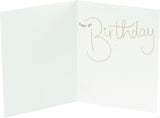 Gold Foil Stars Design Age 18 Birthday Card