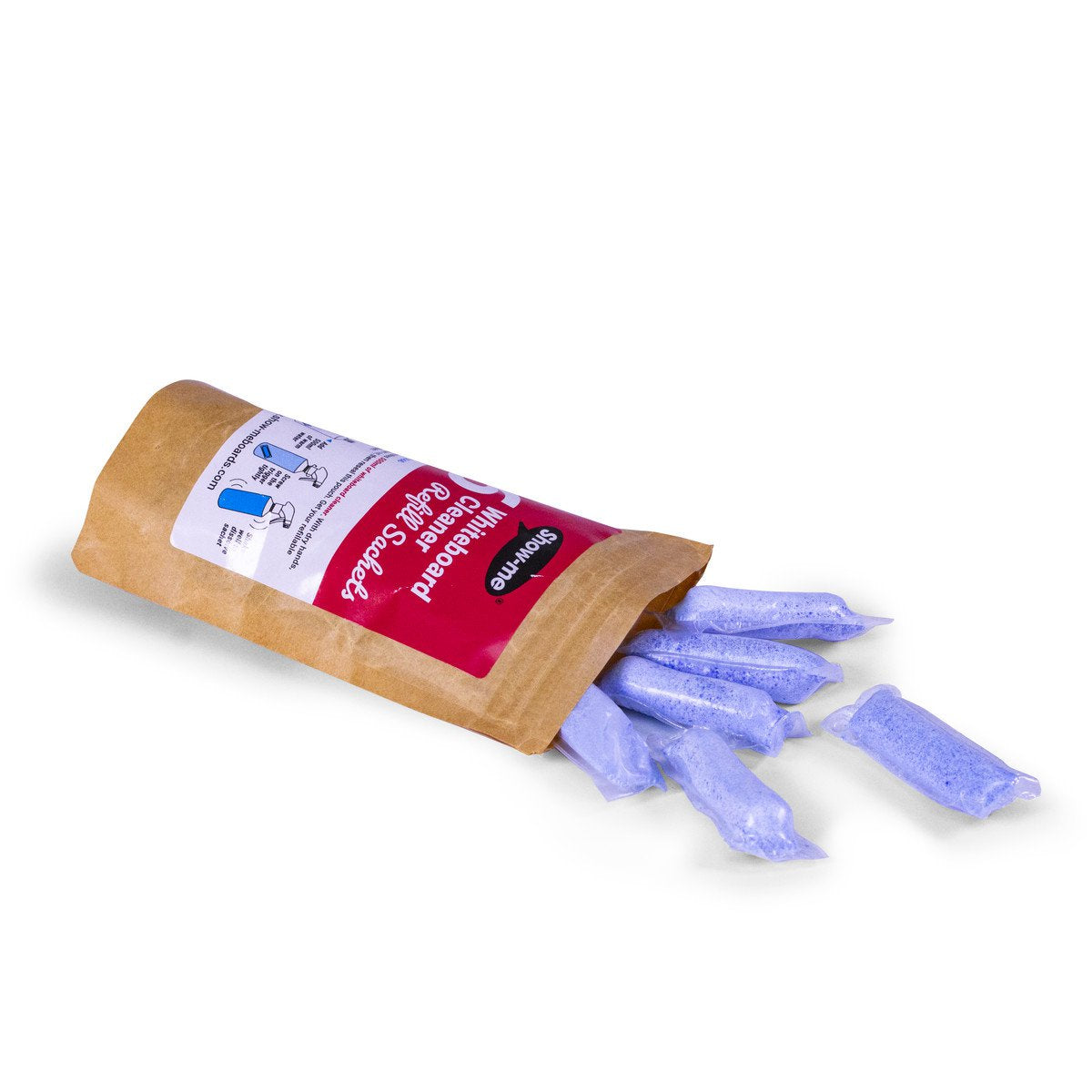 Show-me Whiteboard Cleaner Refill Sachets 500ml PK6 - WCE500R6