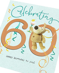 Boofle Celebrating 60th Birthday Card