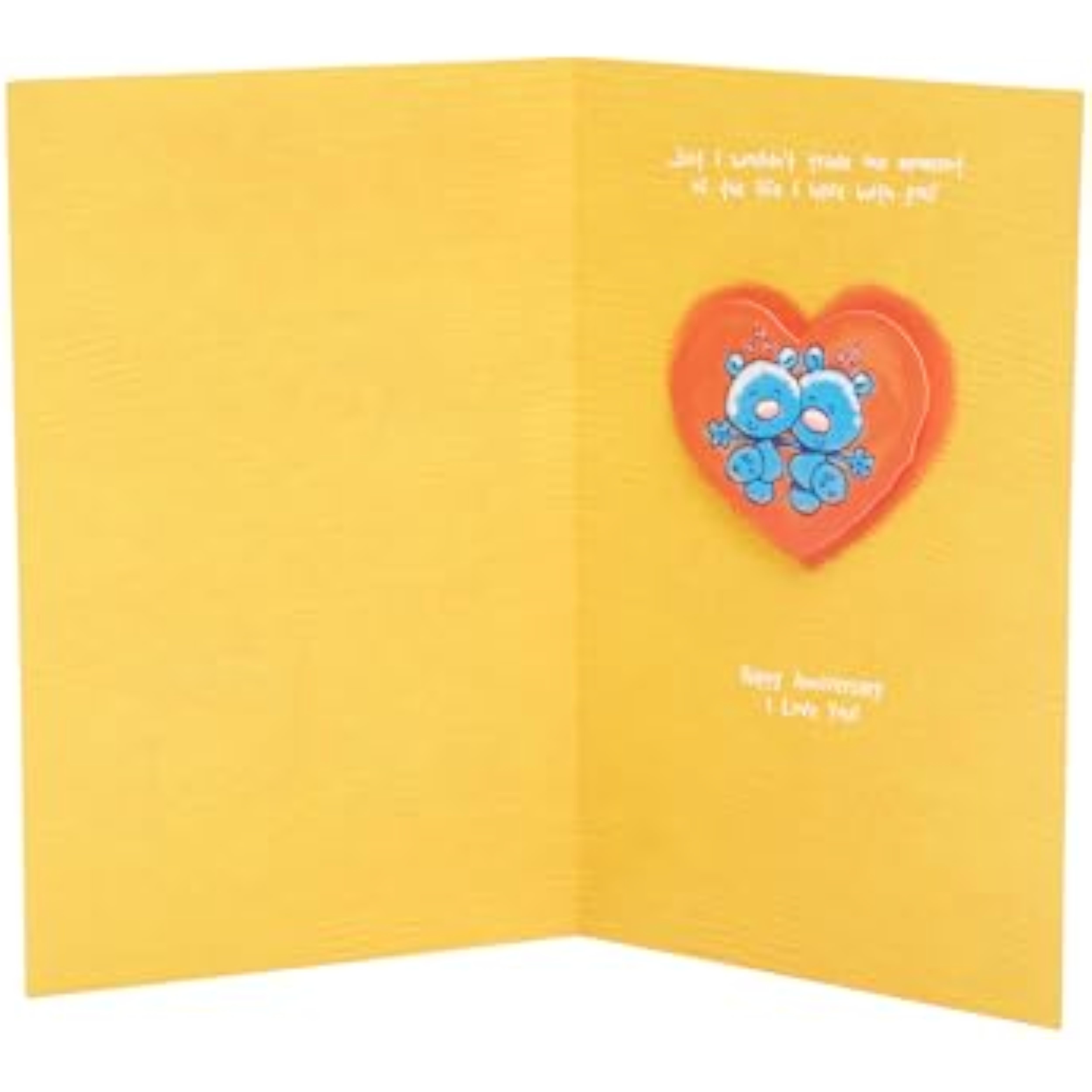 UK Greetings Anniversary Card for Him/Her - Pop-Up Heart Design