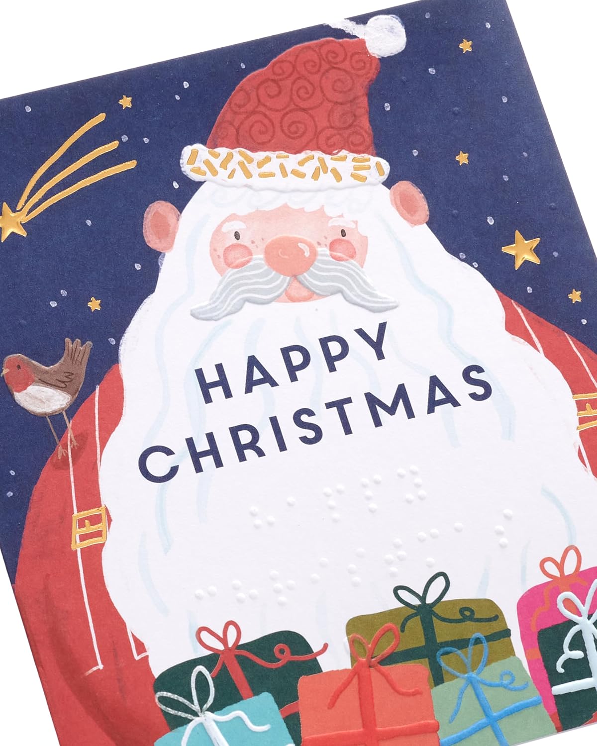 Braille Christmas Card – Festive Xmas Greeting Card