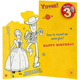 Disney Toy Story Design With Woody, Buzz & Forky 3rd Birthday Card