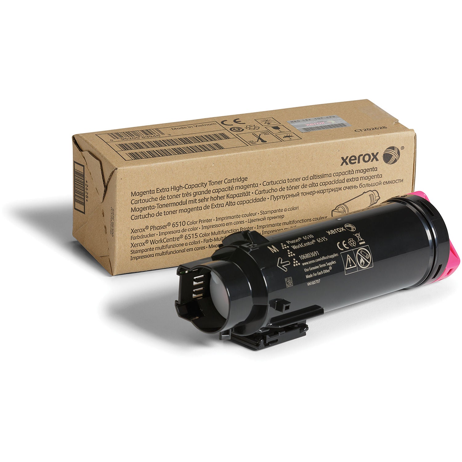 Xerox Magenta High Capacity Toner Cartridge 4.3k pages for 6510/ WC6515 - 106R03691