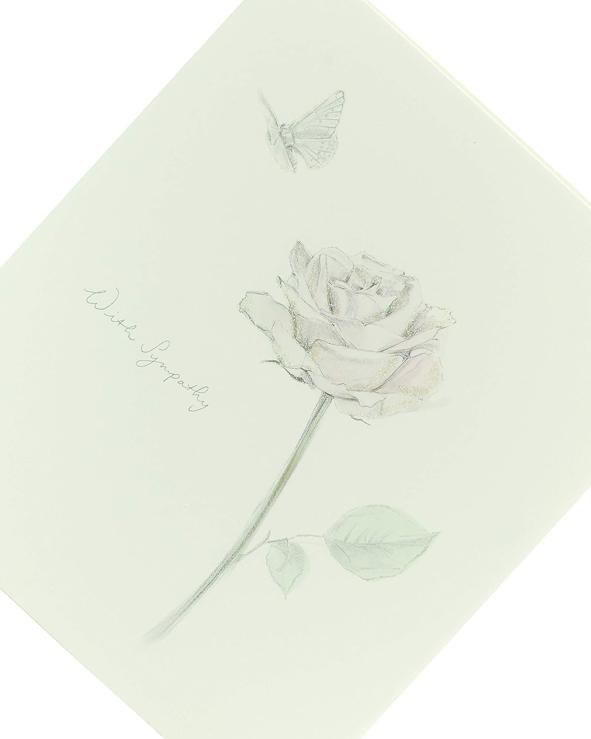 Sympathy Card with Floral Desig