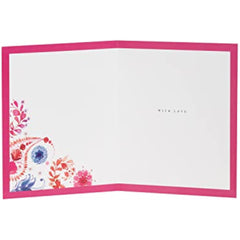 Beautiful Eastern Print Mum Birthday Card
