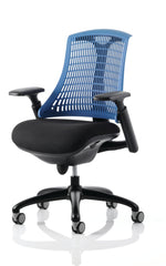 Flex Chair Black Frame With Blue Back KC0076 DD