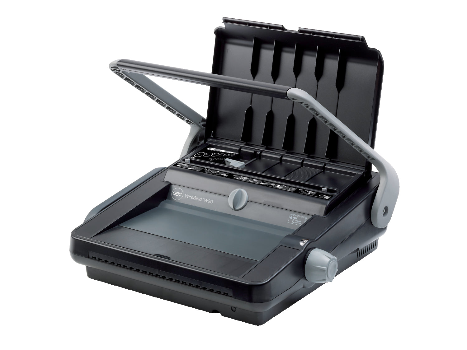 GBC WireBind W20 Manual Wire Binding Machine Dark Grey 4400426 DD