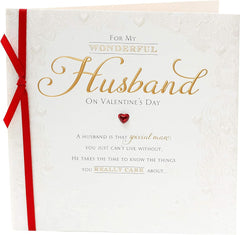 Lovely Words Husband Valentine's Day Card