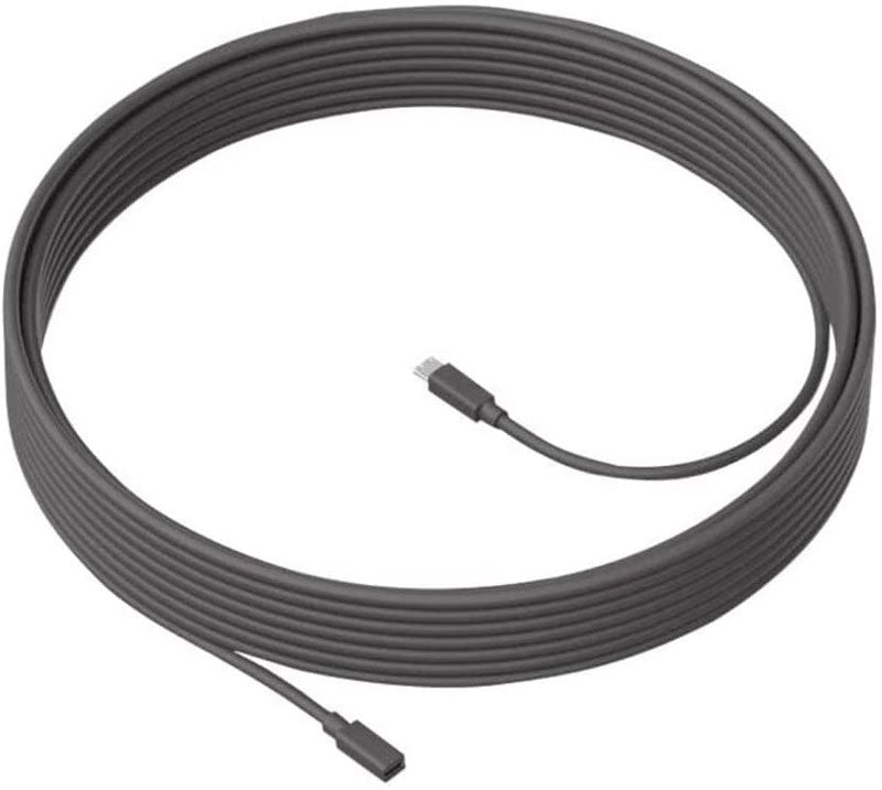 Logitech MeetUp Mic Extension Cable Graphite 10m