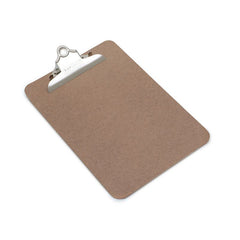 Rapesco Hardboard Clipboard A5 with Metal Clip and Hanging Hole Brown - 1402