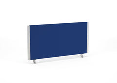 Impulse Straight Screen W800 x D25 x H400mm Blue With Silver Frame - I000265 DD