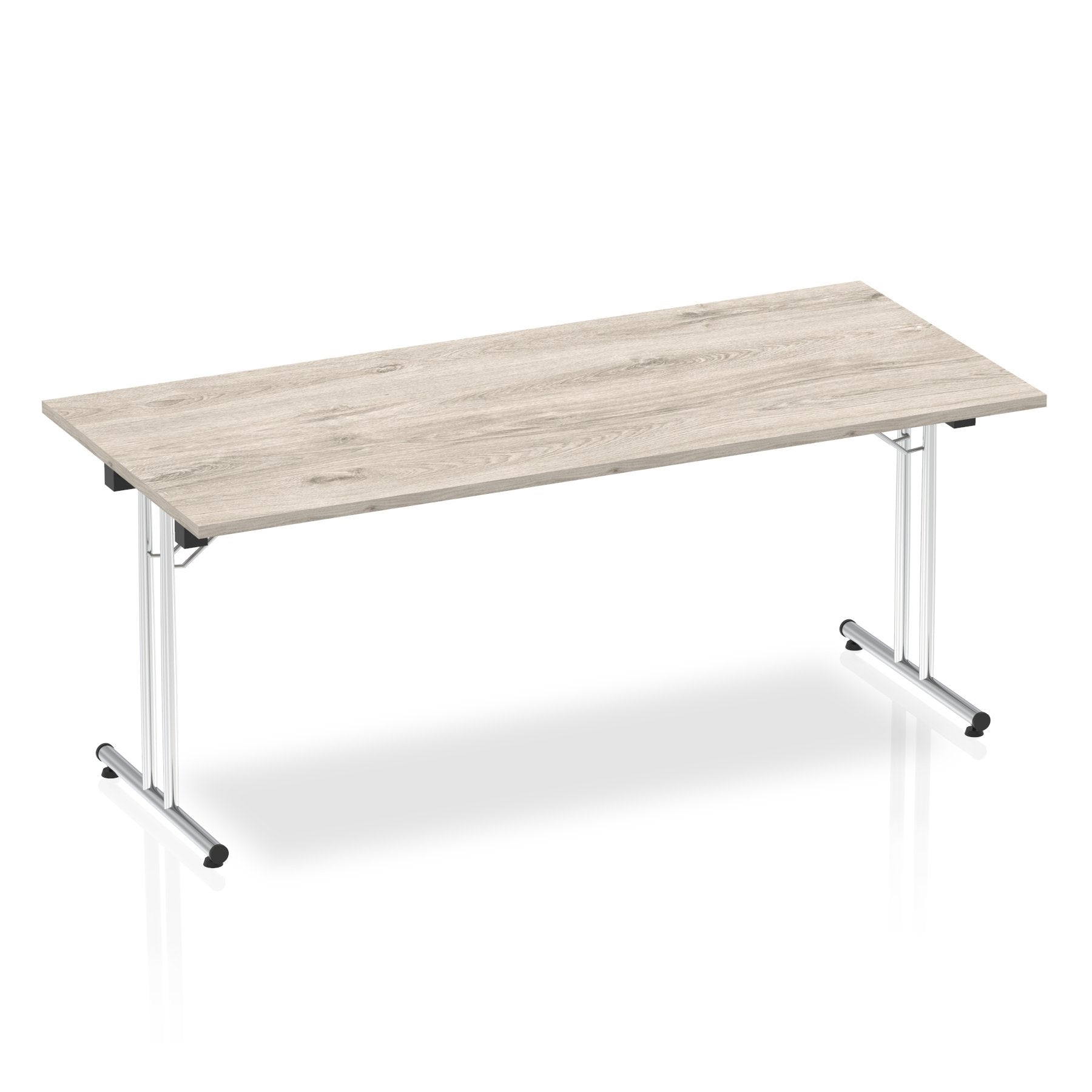 Dynamic Impulse 1800mm Folding Rectangular Table Grey Oak Top I003271 DD