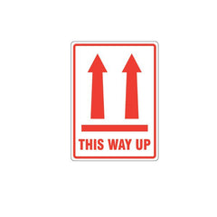 This Way Up Parcel Labels 109mm x 79mm (Roll 500) - VL108TH