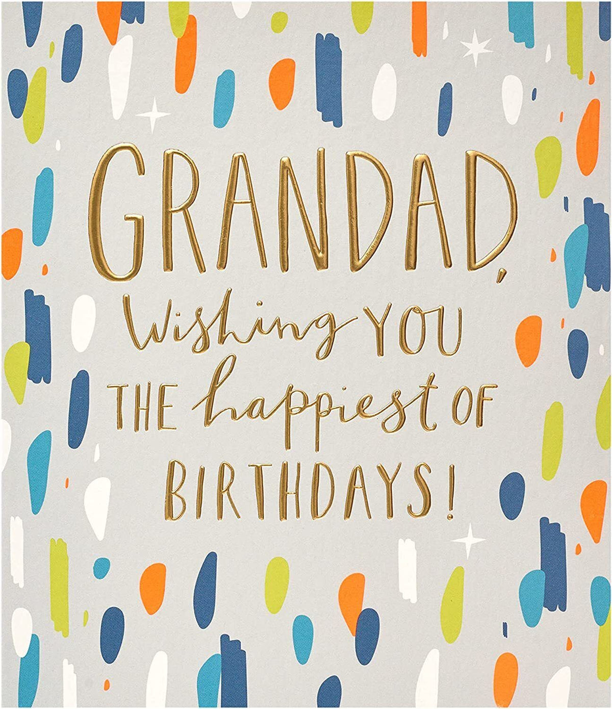 Contemporary Design Grandad Birthday Card