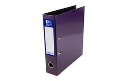 Elba Lever Arch File A4 70mm Spine Laminated Paper On Board Purple 400107440