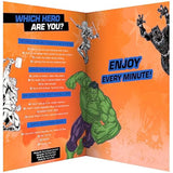 Marvel Avengers Superheroes Design with Activity Brother Birthday Card