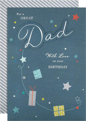 Dad Birthday Card With Love